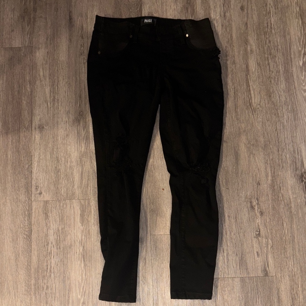 PAIGE Black Skinny Jeans